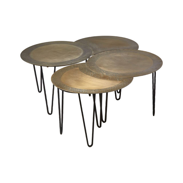 Premier Housewares Rany Set Of 4 Coffee Tables