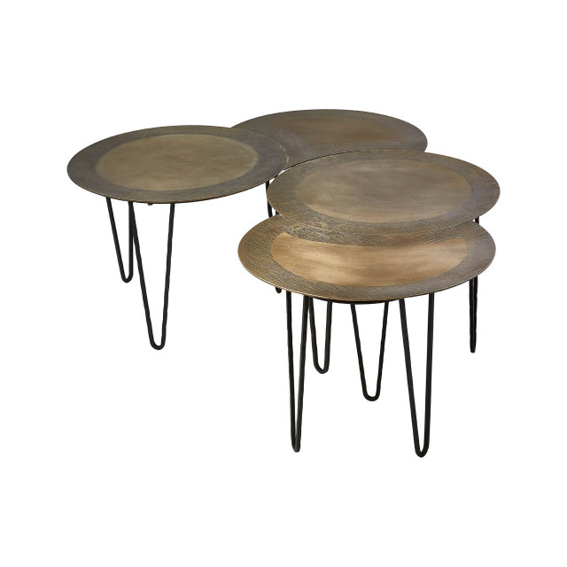 Premier Housewares Rany Set Of 4 Coffee Tables