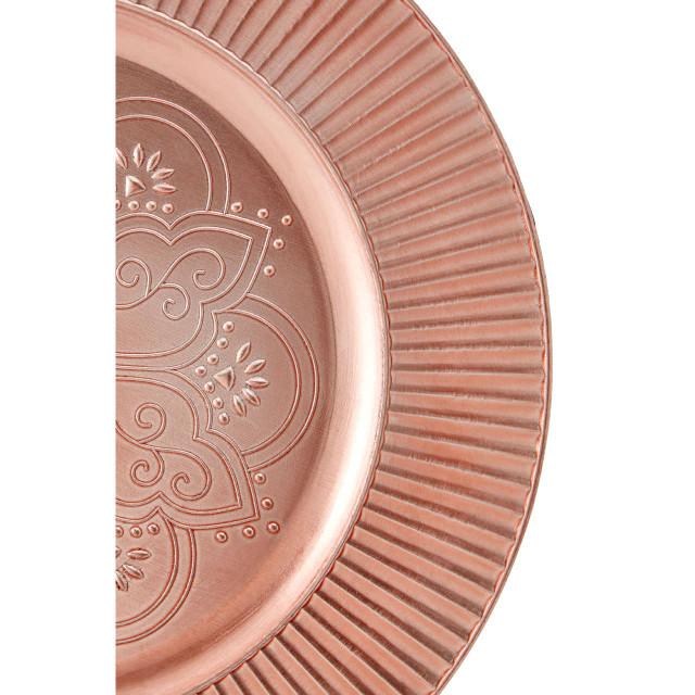 Premier Housewares Redbud Rose Gold Charger Plate