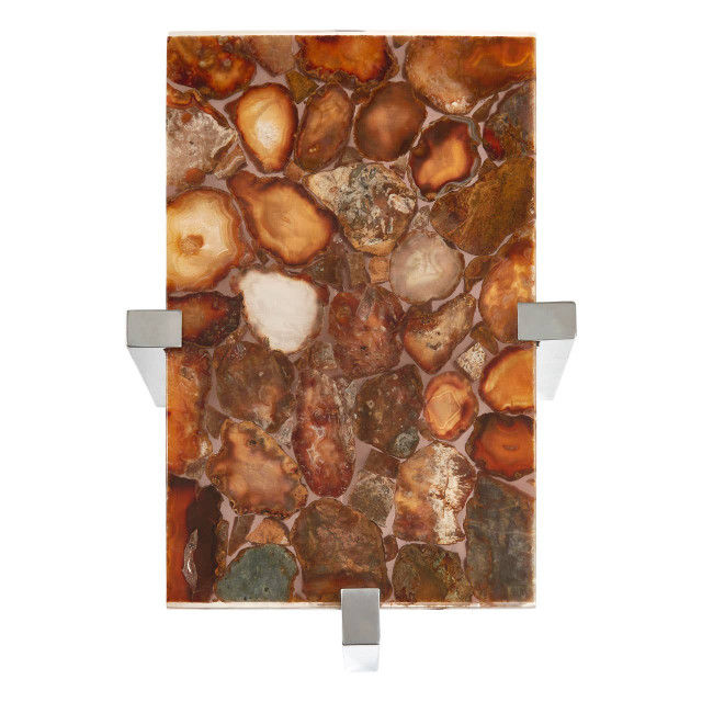 Premier Housewares Relic Agate Stone Wall Light