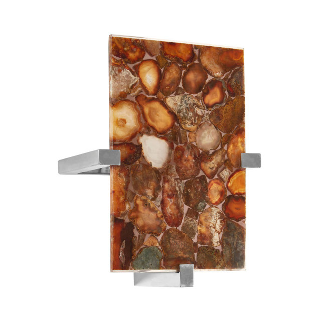 Premier Housewares Relic Agate Stone Wall Light