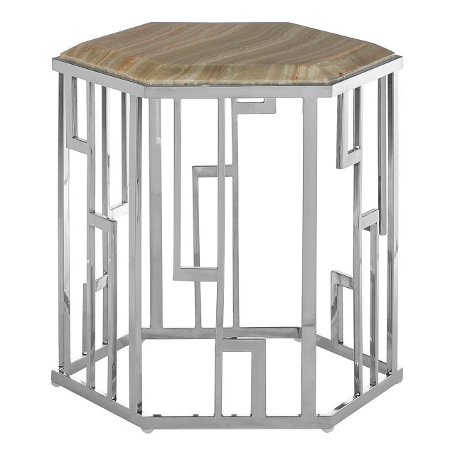 premier housewares Relic Hexagonal Side Table