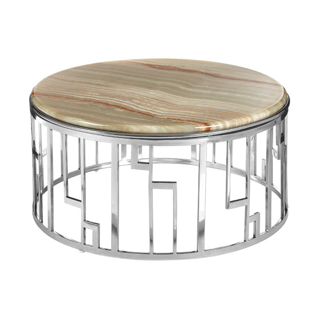Premier Housewares Relic Onyx Stone Coffee Table