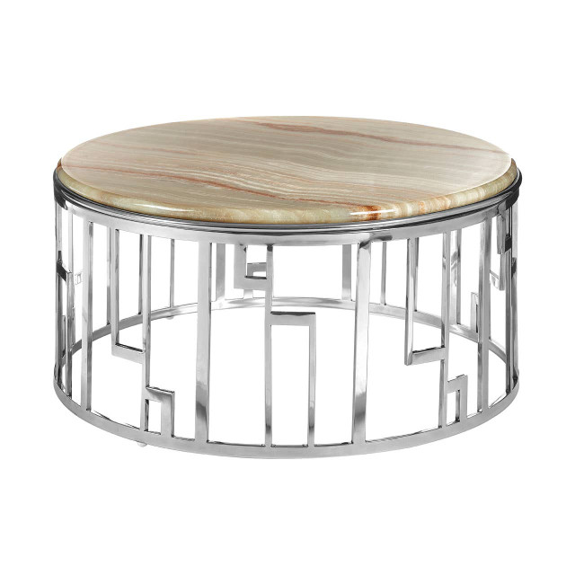 premier housewares Relic Onyx Stone Coffee Table