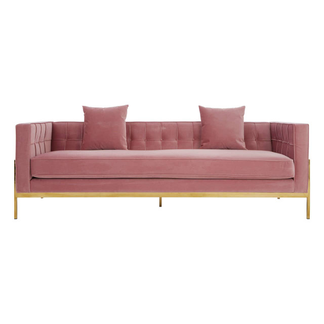 Premier Housewares Rena 3 Seat Pink Sofa