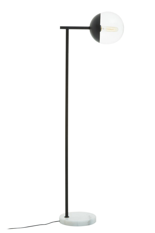 Premier Housewares Revive Black Finish Floor Lamp