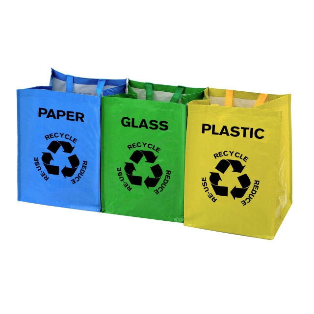 Premier Housewares Rex Set Of 3 Recycling Bags