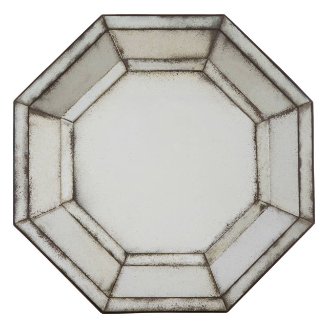 Premier Housewares Riza 3D Hexagonal Wall Mirror