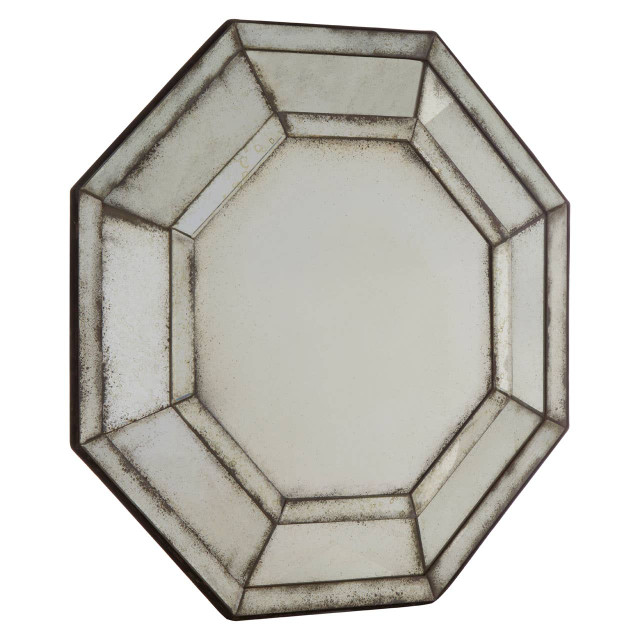 Premier Housewares Riza 3D Hexagonal Wall Mirror