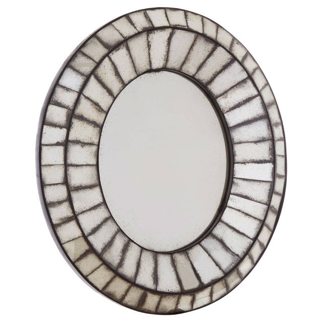Premier Housewares Riza Oval 3D Mozaic Wall Mirror