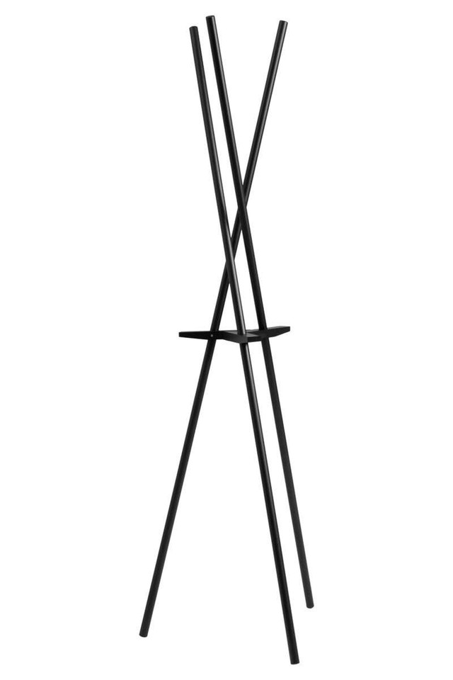 Premier Housewares Rostok Matt Black Coat Stand