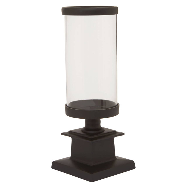 Premier Housewares Ryley Black Candle Holder