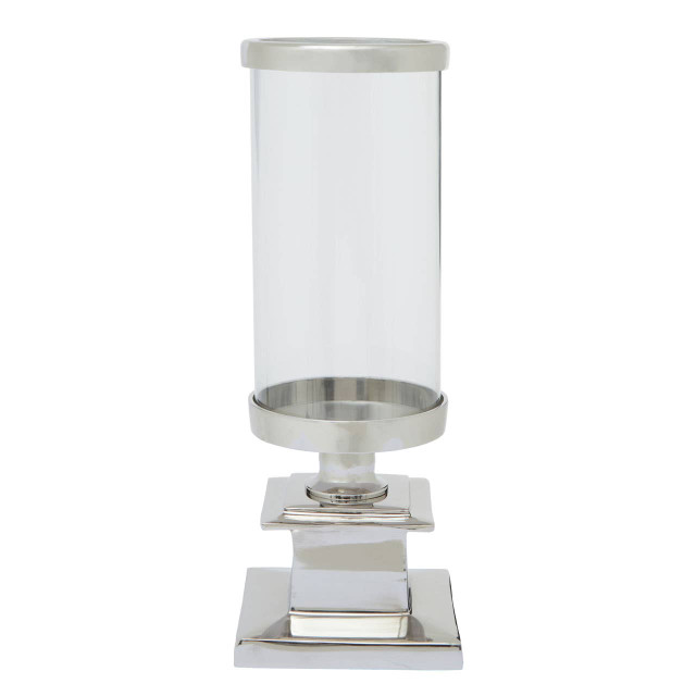 Premier Housewares Ryley Silver Candle Holder
