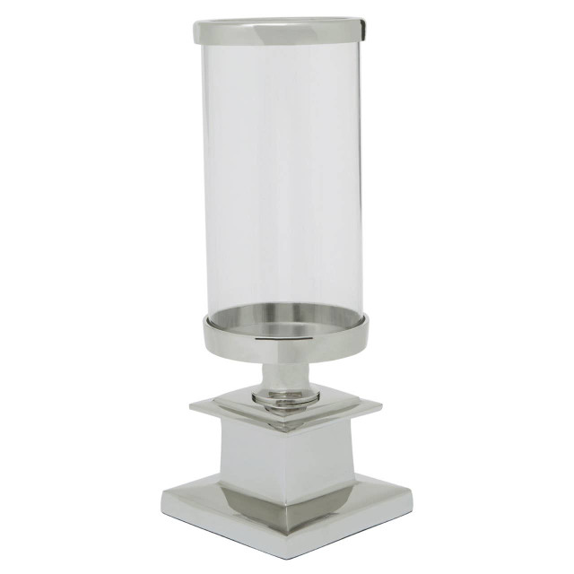 Premier Housewares Ryley Silver Candle Holder