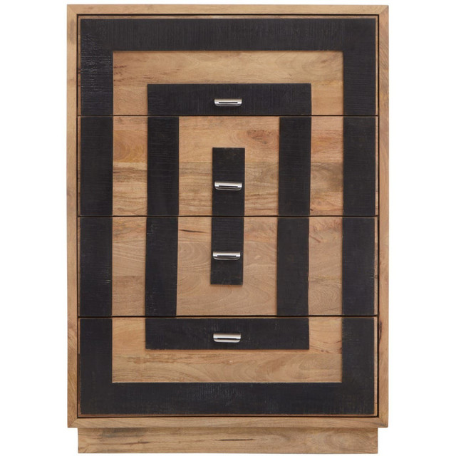 Premier Housewares Salem Mango Wood 4 Drawer Chest