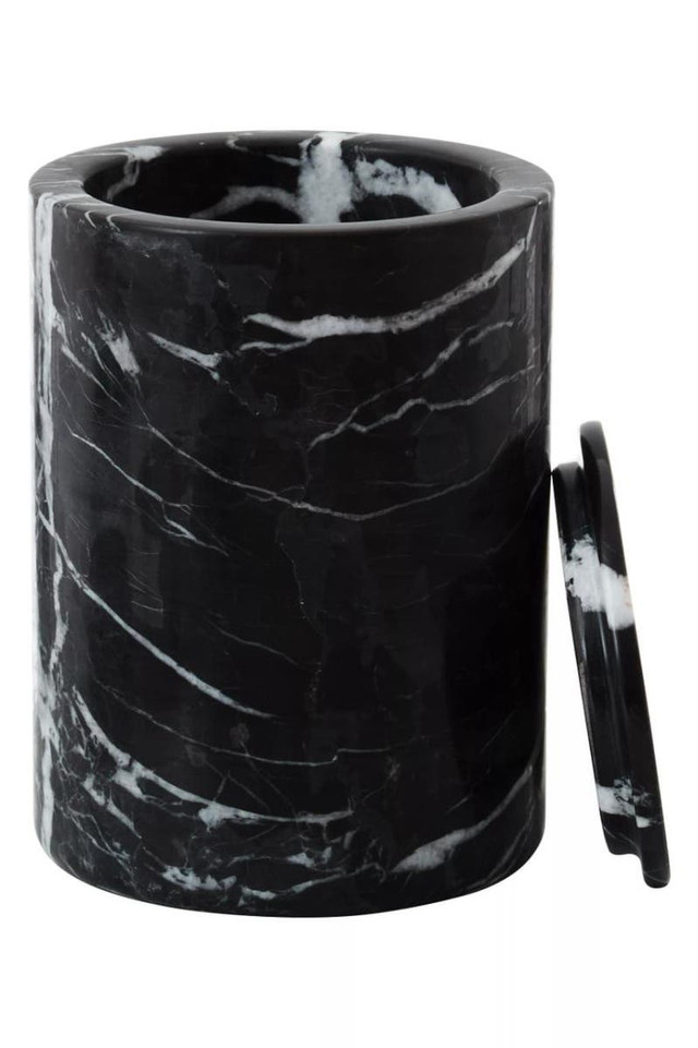 Premier Housewares Salmo Black Marble Ice Bucket