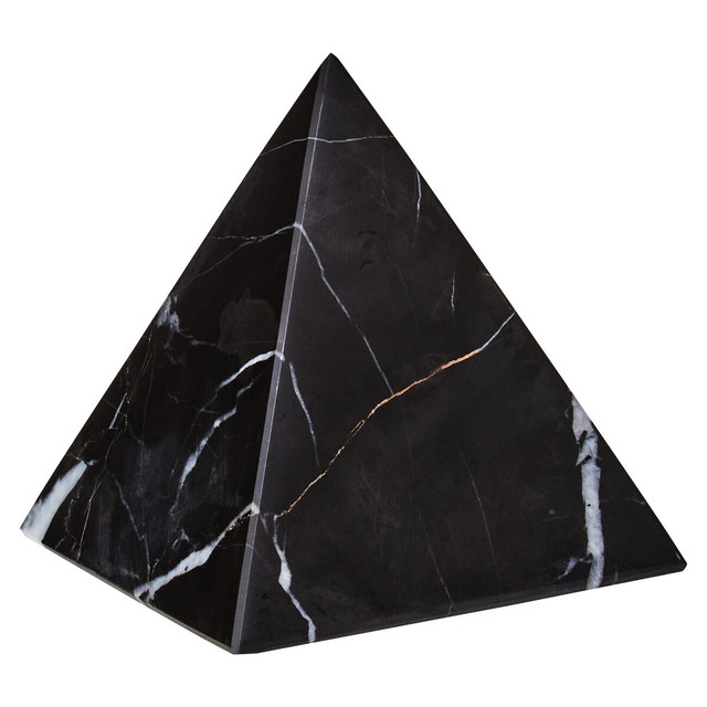 Premier Housewares Salmo Marble Pyramid Ornament