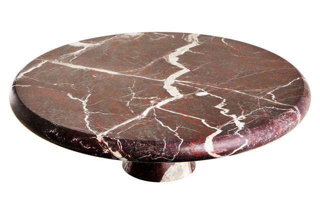Premier Housewares Salmo Red Marble Cake Stand