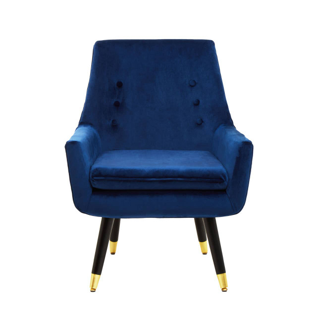 Premier Housewares Sara Midnight Velvet Armchair
