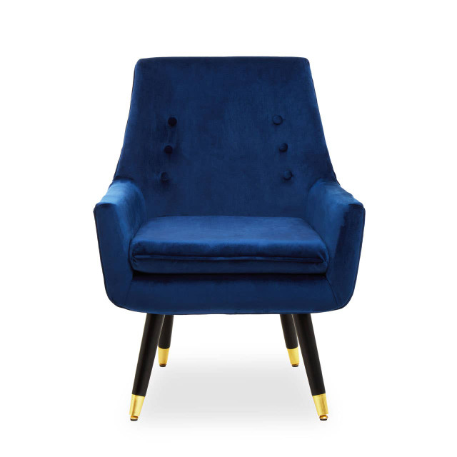premier housewares Sara Midnight Velvet Armchair