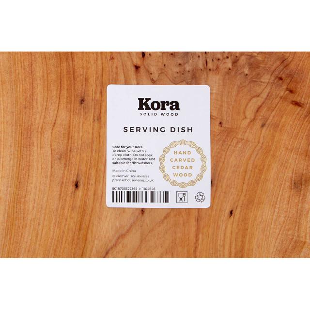 Premier Housewares Savin Cedarwood Serving Platter
