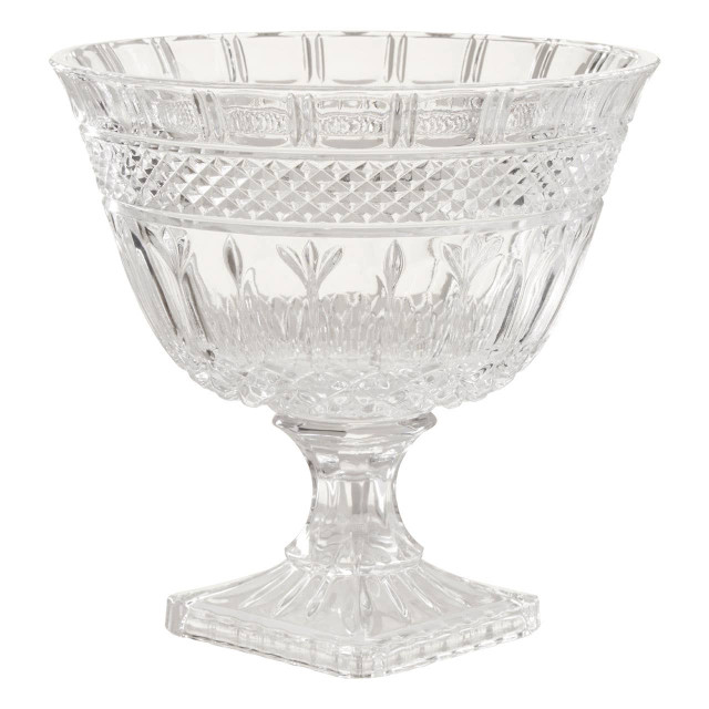 premier housewares Savita Footed Glass Fruit Bowl