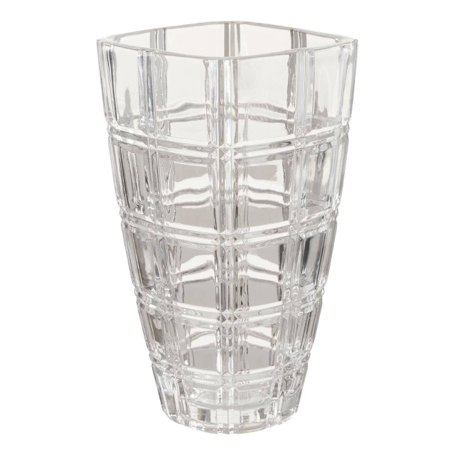premier housewares Savita Vase with Grid Pattern