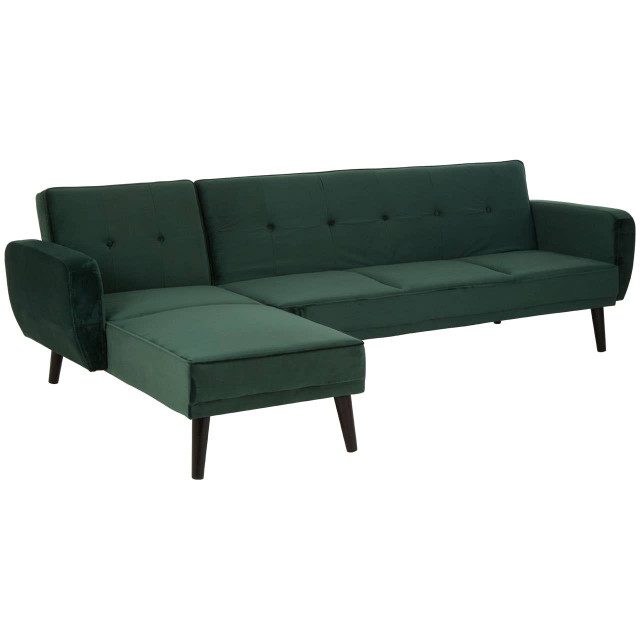Premier Housewares Serene 3 Seat Green Sofa Bed