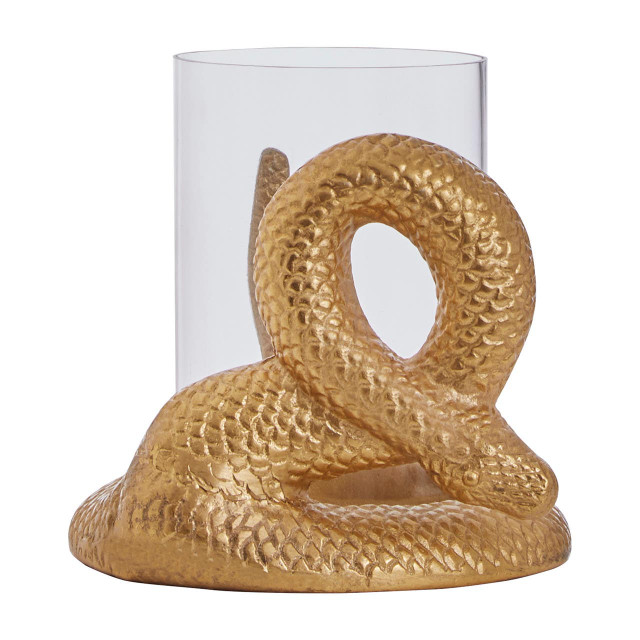 premier housewares Serpent Gold Candle Holder