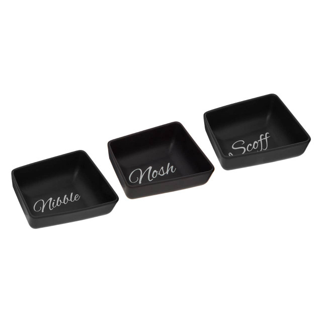 premier housewares Set Of Three Mange Snack Dishes