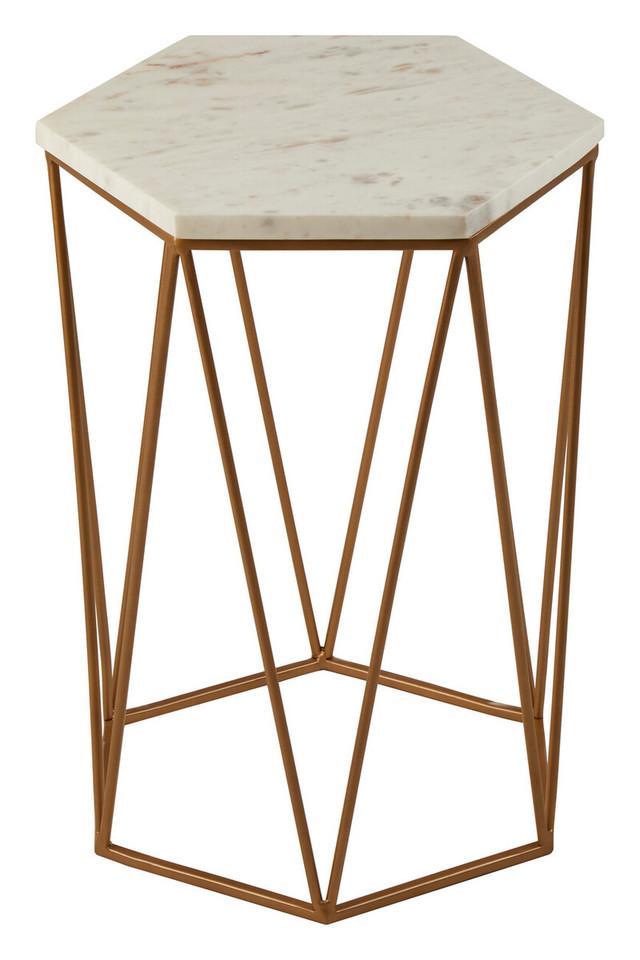 Premier Housewares Shalimar Hexagonal Side Table