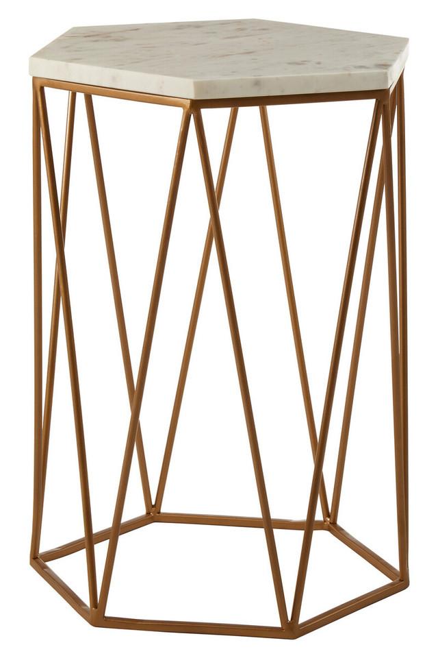 Premier Housewares Shalimar Hexagonal Side Table