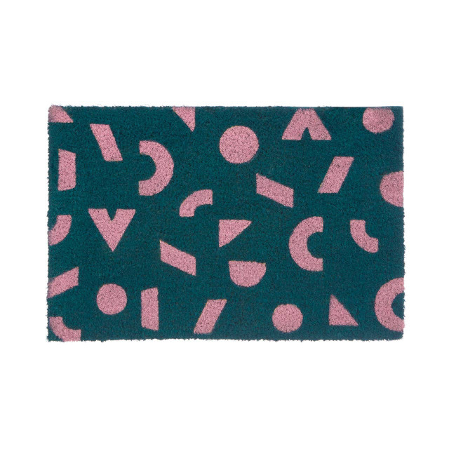 premier housewares Shapes Green Coir Doormat