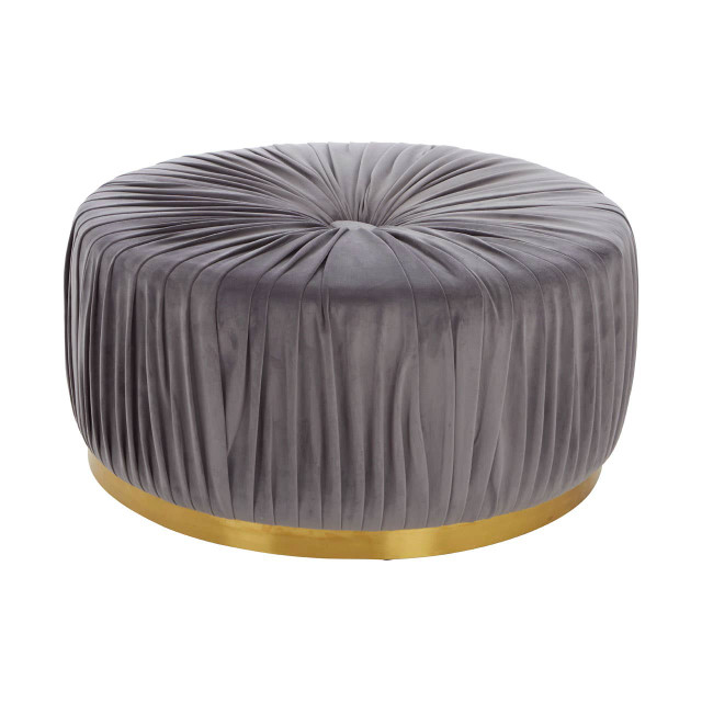 Premier Housewares Shea Grey Footstool