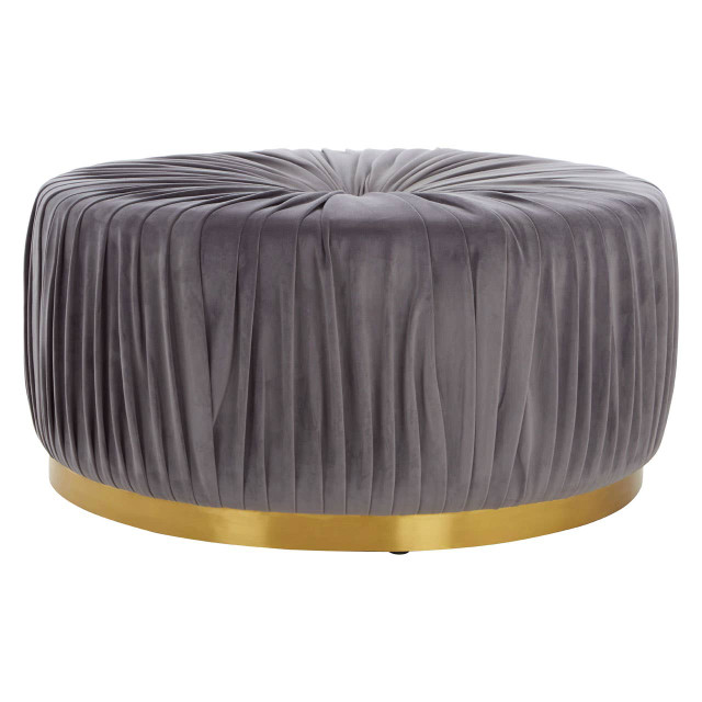 premier housewares Shea Grey Footstool