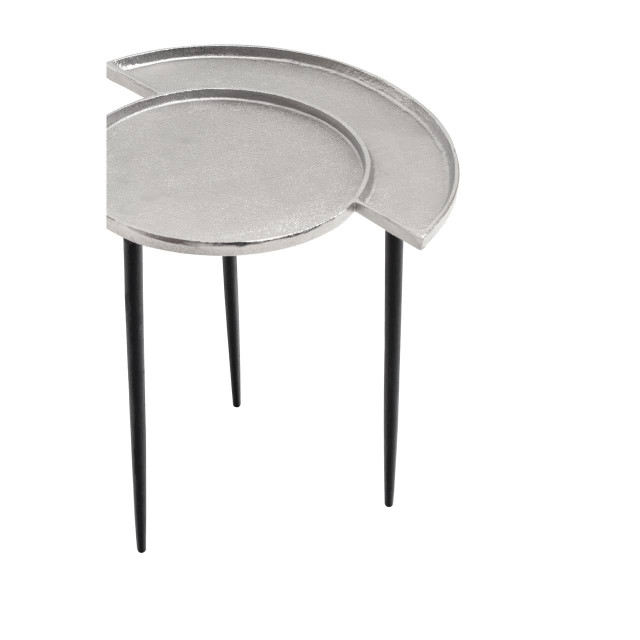 Premier Housewares Simbolo Silver Top Side Table