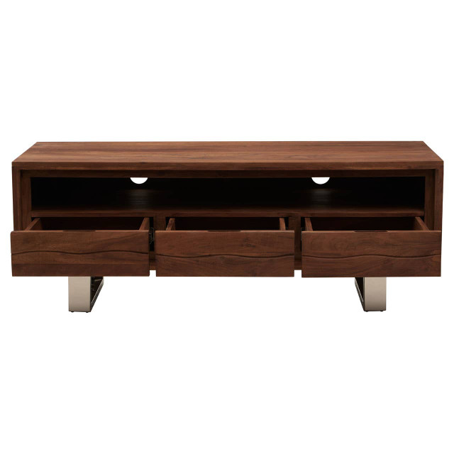 Premier Housewares Simla Acacia Wood Media Unit
