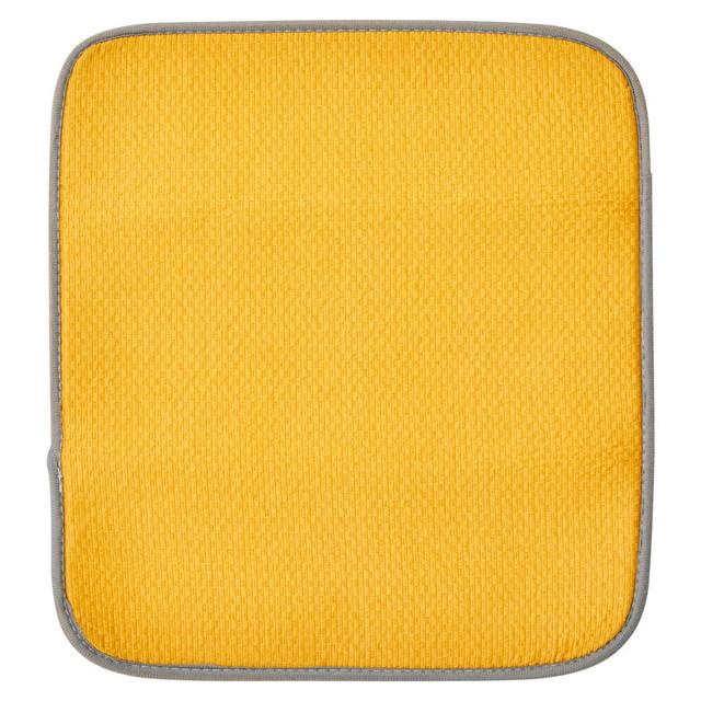 Premier Housewares Sinkside Dish Drying Yellow Mat