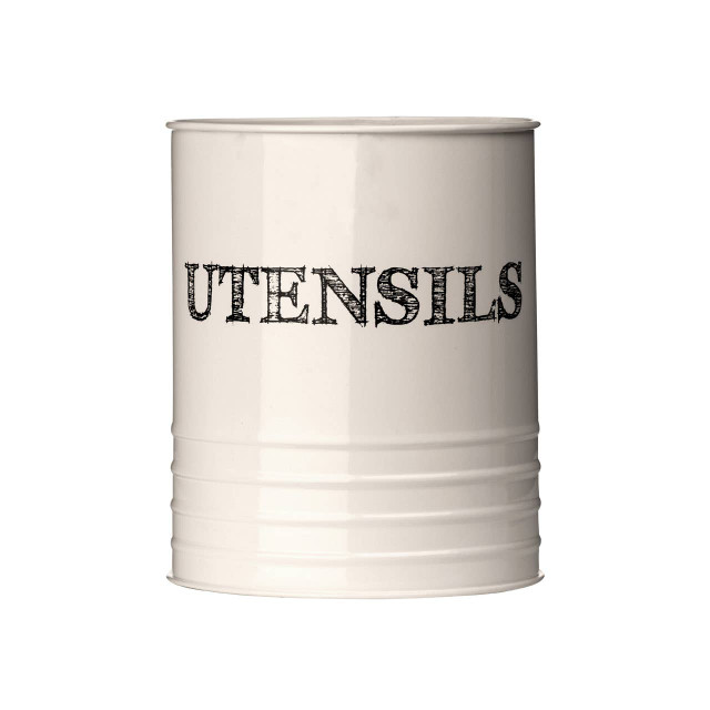 Premier Housewares Sketch Cream Utensil Holder