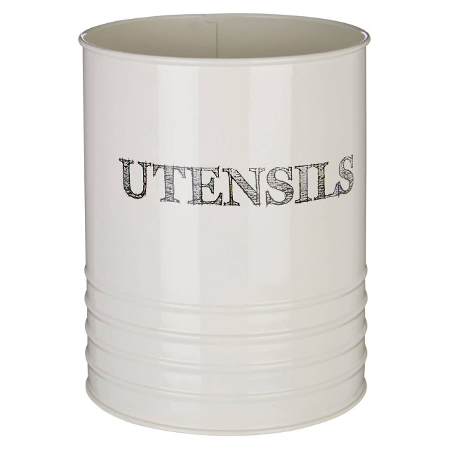 Premier Housewares Sketch Cream Utensil Holder
