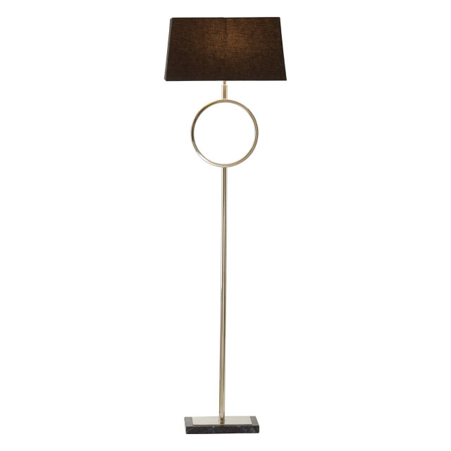 Premier Housewares Skye Floor Lamp With Stone Base
