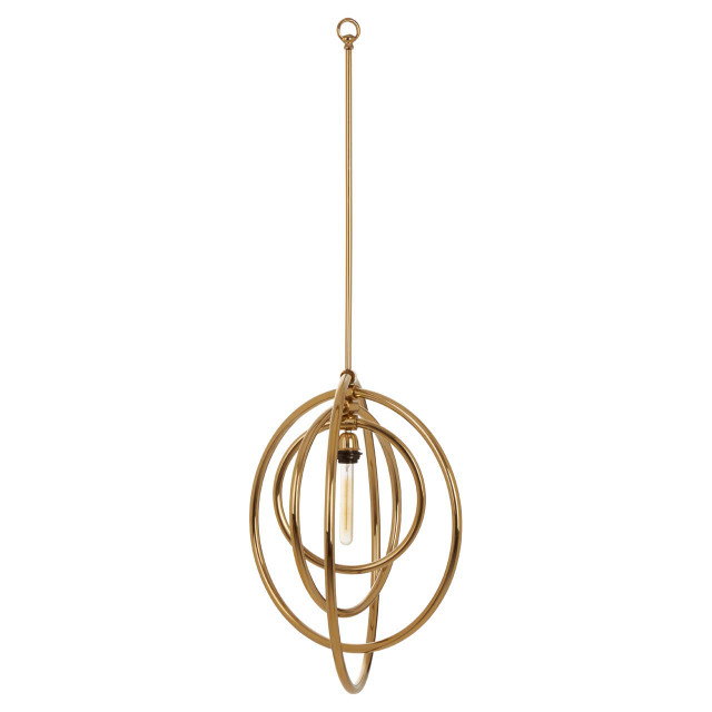 premier housewares Skye Gold Finish Pendant Light