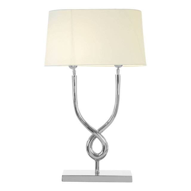 Premier Housewares Skye Table Lamp With Cross Base