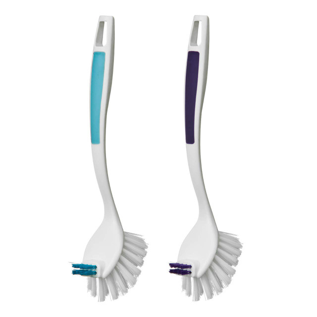 Premier Housewares Soft Grip Blue Dish Brush