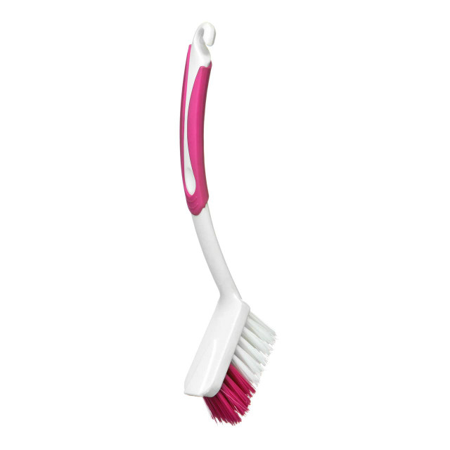 Premier Housewares Soft Grip Hot Pink Dish Brush