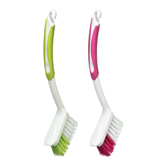 Premier Housewares Soft Grip Hot Pink Dish Brush