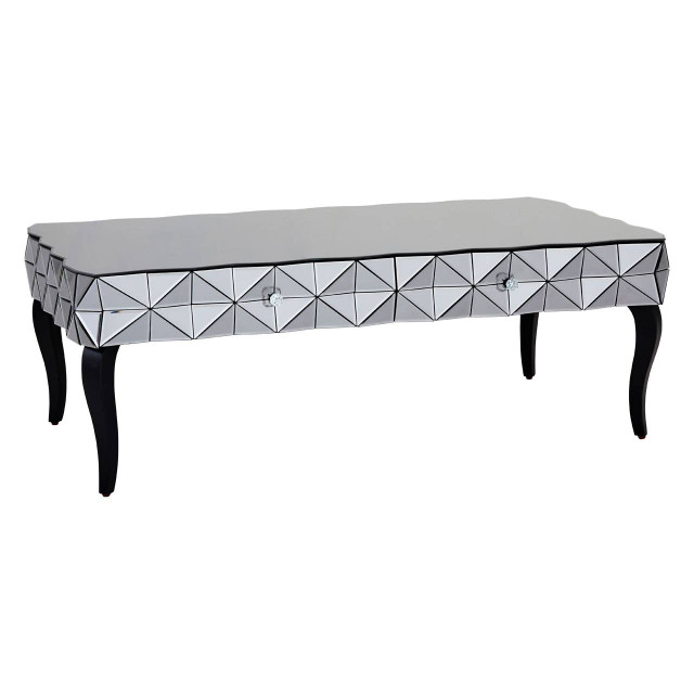 Premier Housewares Soho Silver Coffee Table