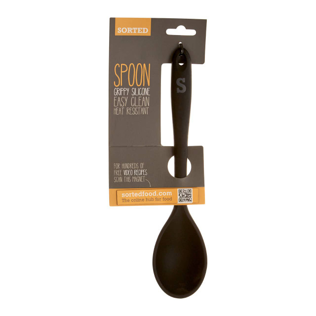 Premier Housewares Sorted Black Silicone Spoon