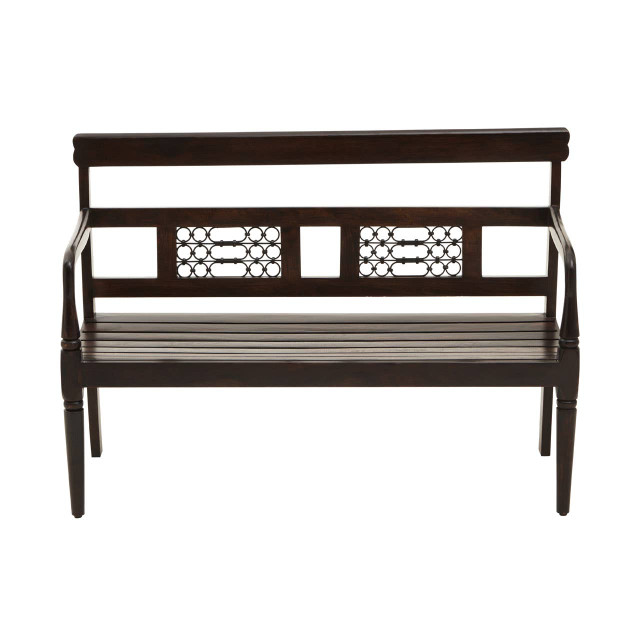 Premier Housewares Srina Dark Sheesham Wood Bench