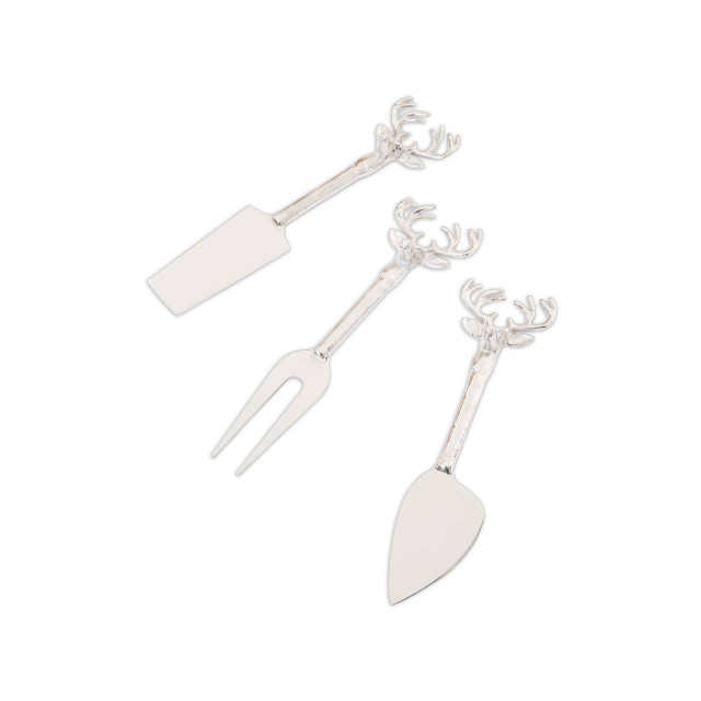 Premier Housewares Stag 3Pc Cheese Knife Set